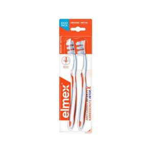 Elmex Protection Caries Brosse &Agrave; Dents Interx Medium Duo Pack