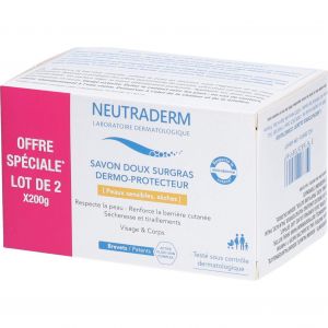 Neutraderm Savon Doux Surgras Dermo Protecteur 2x200 gr