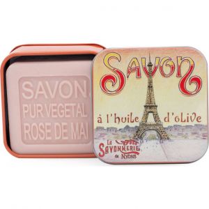 La Savonnerie de Nyons Savon Bo&icirc;te M&eacute;tal La Tour Eiffel 100g