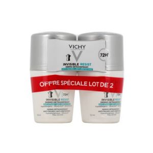 Vichy Déodorant Roll-On 72H Invisible Resist 2x50ml