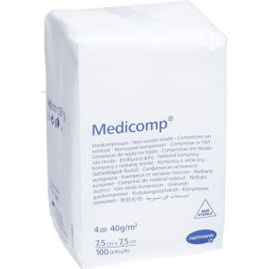 Medicomp Compresses Non-Stériles 7,5x7,5cm 5uts