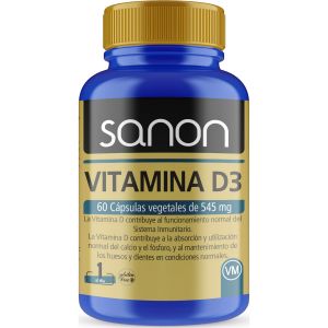 Sanon Vitamina D3 545mg 60 Capsules