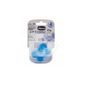 Tétine en silicone Chicco™ confort anatomique anatomique confort anatomique 4 M+ bleu