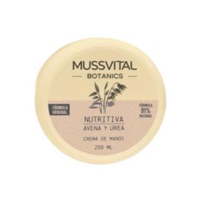 Mussvital Botanics Cr&egrave;me Mains Nutritive Avoine Et Ur&eacute;e 200ml