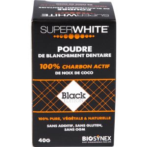 Superwhite Pdr Charb Black Ed 40G