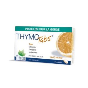Tilman Thymotabs Orange Vit C 24 Pastilles