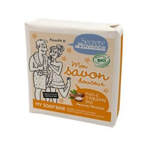 Secrets de Provance Savon Huile Argán & Amande Noisette 100g
