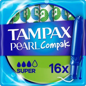 Tampax Compak Pearl Super 16 pcs