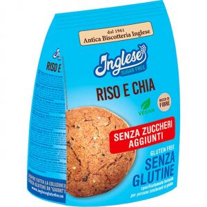 Inglese Sugar Free Biscuits Riz et Chia Sans Gluten 200g