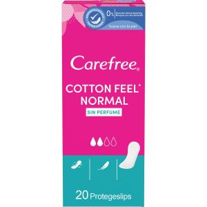 Carefree Cotton Toallas Diarias 20uds