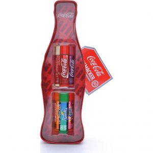 Lip Smacker Set Baume Coca-Cola Vintage Tin Box Assorted 6uts