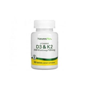 Natures Plus Vitamina D3 2500Ui Vitamina K2 120mcg 90comp