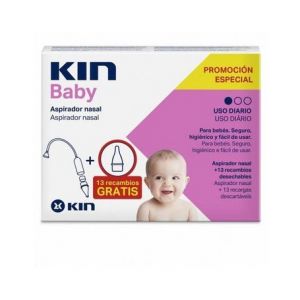 Kin Baby Aspirateur Nasal + Recharge 14uts