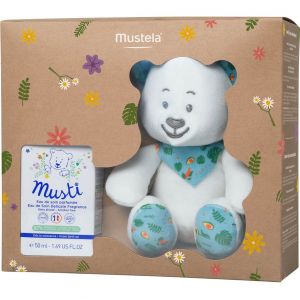 Mustela Coffret Musti Eau De Soin Parfumée + Peluche
