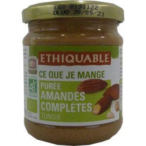 Ethiquable Crema de Almendras Eco 170g