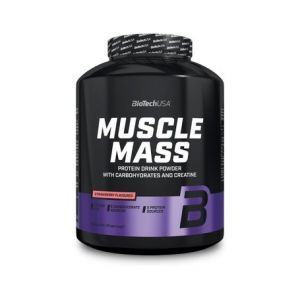 BioTech USA Muscle Mass Fraise 4000g