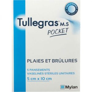 Tullegras M.S Pocket Boite De 5 Pansements De 5 Cm X 10 Cm