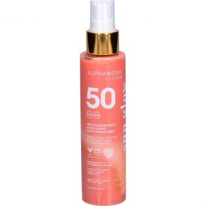 Alphanova Daily Sun Glow Huile Solaire Rose Scintillante Spf50 125ml