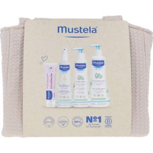 Mustela B&eacute;b&eacute; Set Trousse Sac Poussette Beige Peau Normale