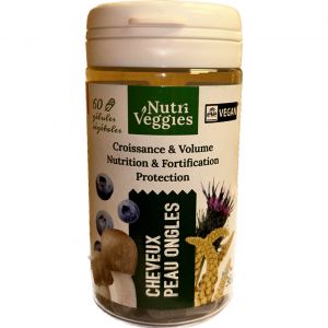 Nutri Veggies Cheveux Peau Ongles 60 G&eacute;lules