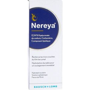 Bausch & Lomb Nereya Solution Ophtalmique Hydratante 10 ml