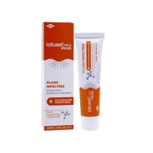 Ialuset Pro Plus Cr&egrave;me Cicatrisante Antibact&eacute;rienne 25 gr