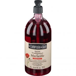 Le Comptoir Du Bain Savon Traditionnel De Marseille Coquelicot 1L