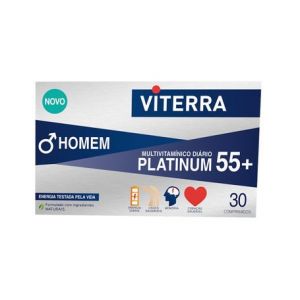 Omega Pharma Viterra Homem Platinum 55+ 30comp