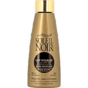 Soleil Noir Lait Vitaminé Ultra Bronzant Sans Filtre 150ml