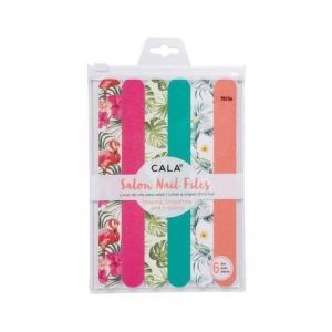 Cala Salón Nail Files Flamingo Palm Lima Uñas 6uds