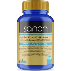 Sanon Collag&egrave;ne + Acide Hyaluronique 595mg 60 Capsules
