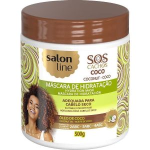 Salon Line S.O.S Cachos Masque Hydratante Coco 500g