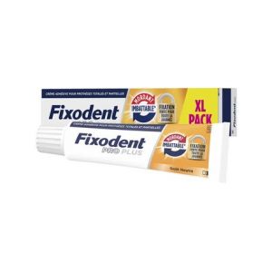 Fixodent Pro plus Cr&egrave;me Adh&eacute;sive pour Proth&egrave;ses Dentaires57g