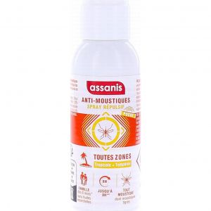 Assanis Anti-Moustiques Spray R&eacute;pulsif Toutes Zones 40ml