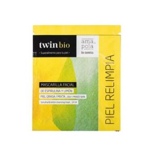 Amapola Biocosmetics Twin Bio Masque Spiruline et Citron 14ml