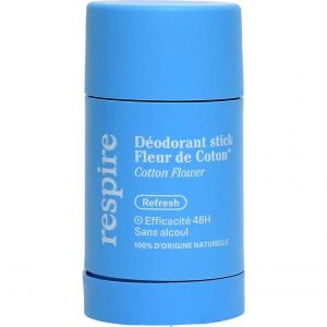 Respire D&eacute;odorant Stick Fleur de Coton Efficacit&eacute; 48H 20 g