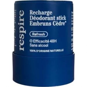 Respire Recharge D&eacute;odorant Stick Embruns C&egrave;dre 50 g