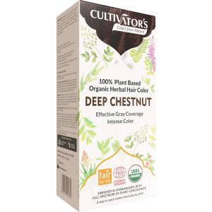 Teinture biologique de châtaigne foncée du cultivateur 100g