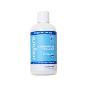 Respire D&eacute;odorant Roll On Fleur de Coton Eco Recharge 150ml
