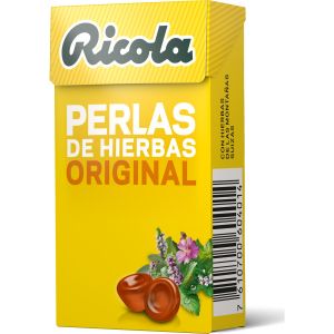Ricola perles sans sucre Herbes suisses 25g