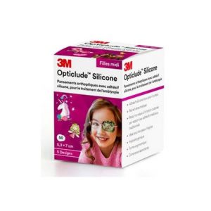 Nexcare Opticlude Design Girl Mid 5,3cmx7cm 50uts