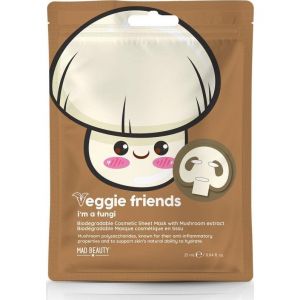 Mad Beauty Veggie Friends Mushroom Sheet Face Mask 25ml