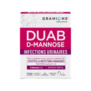 Granions Duab D-Mannose infections Urinaires 7 Sachets
