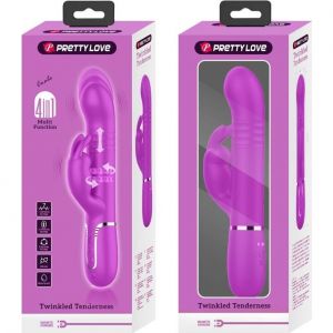 Pretty Love Vibromasseur Coale Rabbit Perles Violette 1ut