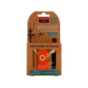 Manouka Bracelet Anti Moustiques Adulte Orange 1ut
