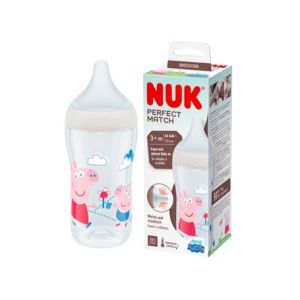 Nuk Perfect Match Biberon Silicone Peppa Pig +3M 250 ml