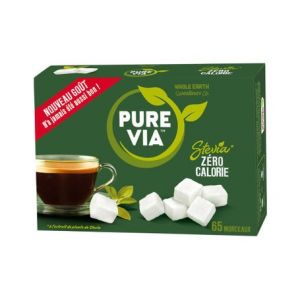 Pure Via Stévia Zéro Calorie 65 Morceaux 130g