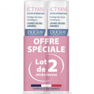 Ducray Ictyane Pack Stick Hydratant Lévres Séches 2x3g