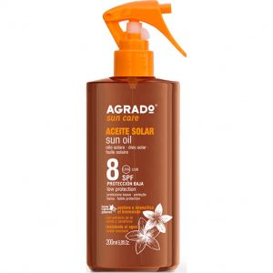 Agrado Huile Solaire Spf8 200ml