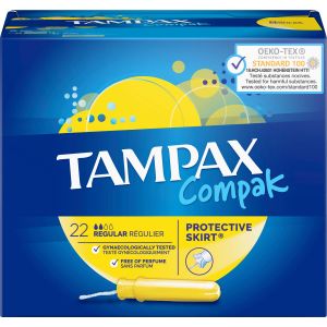 Tampax Compak R&eacute;gulier 22uds